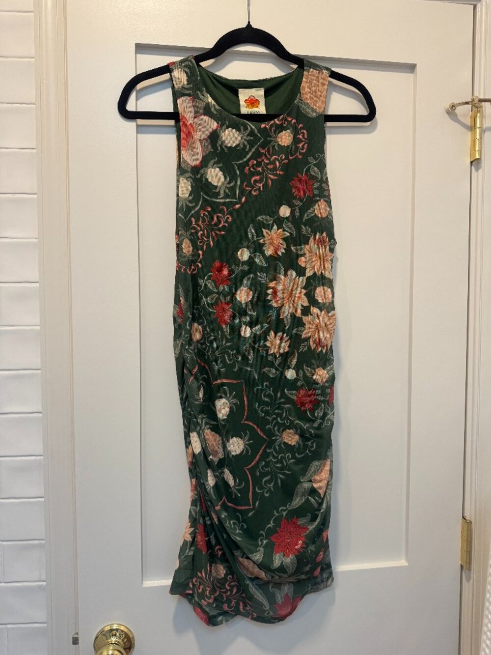 Farm Rio Green Floral Mini Dress | Size M | NWOT